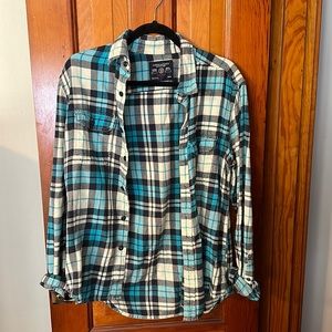 Blue A&E Flannel